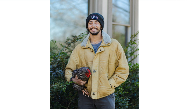 Poultry in Motion: Contest-winning concept turns into viable enterprise for alumnus who developed solar-powered, self-propelled rooster coop as a scholar